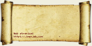 Jovana Radulović vizit kartica